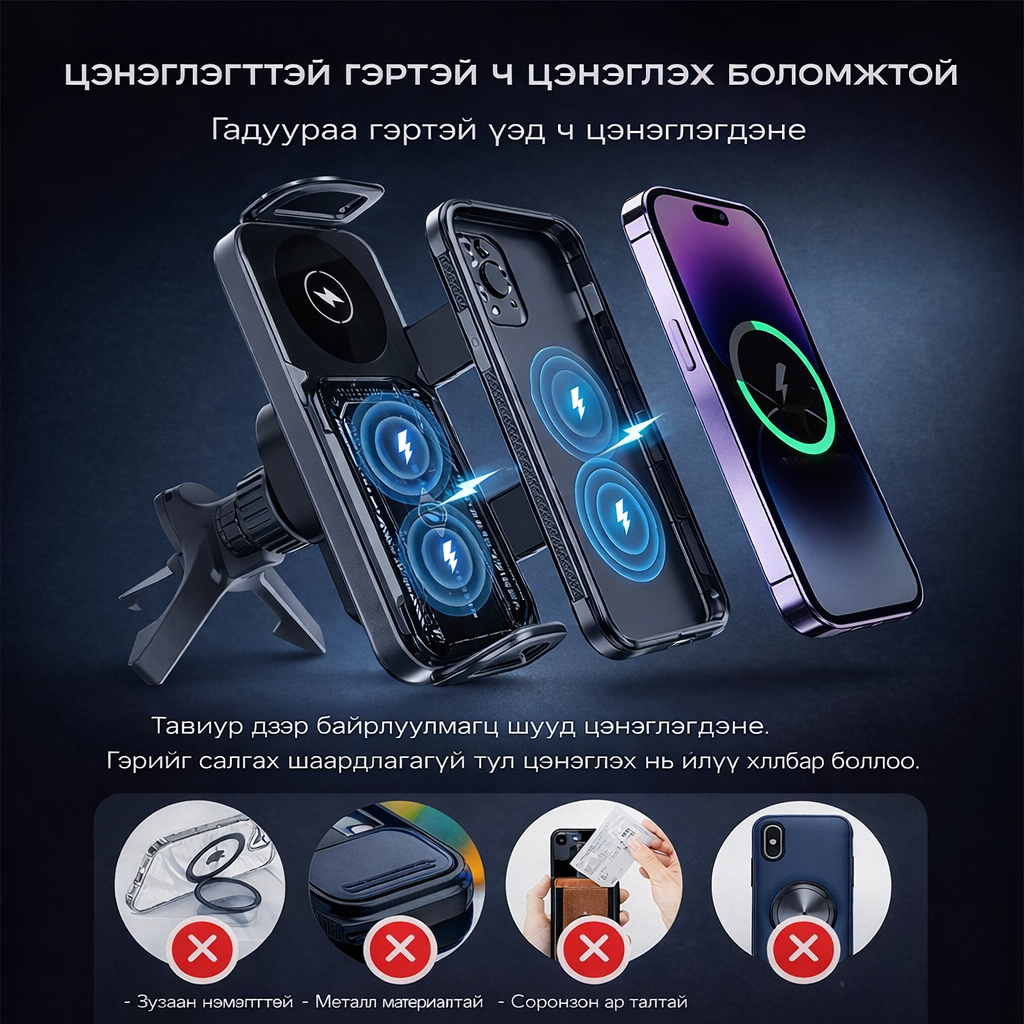 Жолооны хүрдэнд суурилдаг ухаалаг утасны тогтоогч